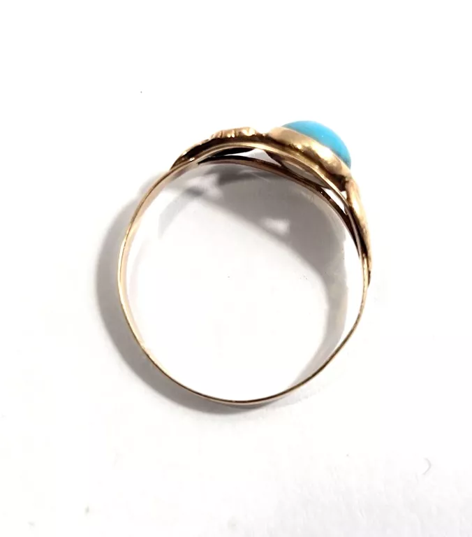 zloty-pierscionek-z-turkusem-rozmiar-18-proba-585-stan-11323-2