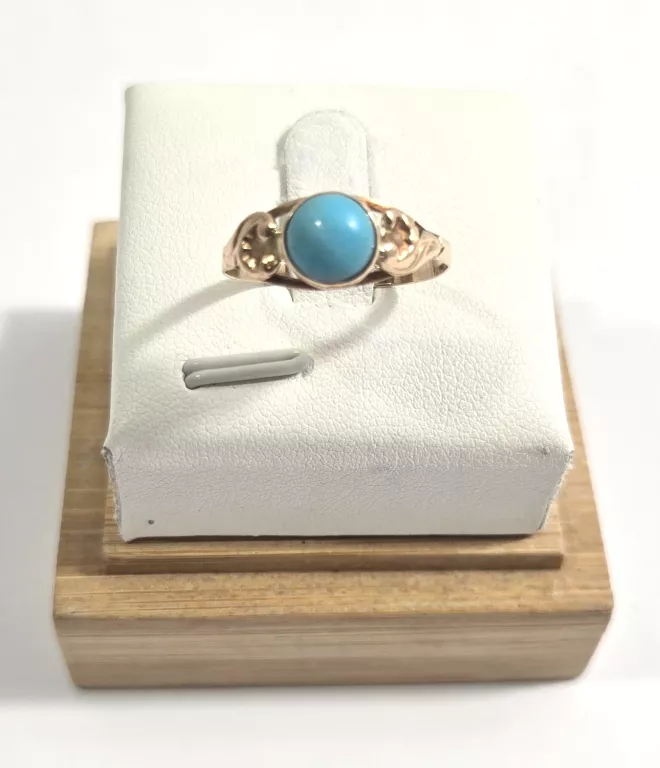 zloty-pierscionek-z-turkusem-rozmiar-18-proba-585-dabrowskiego-12-rumia