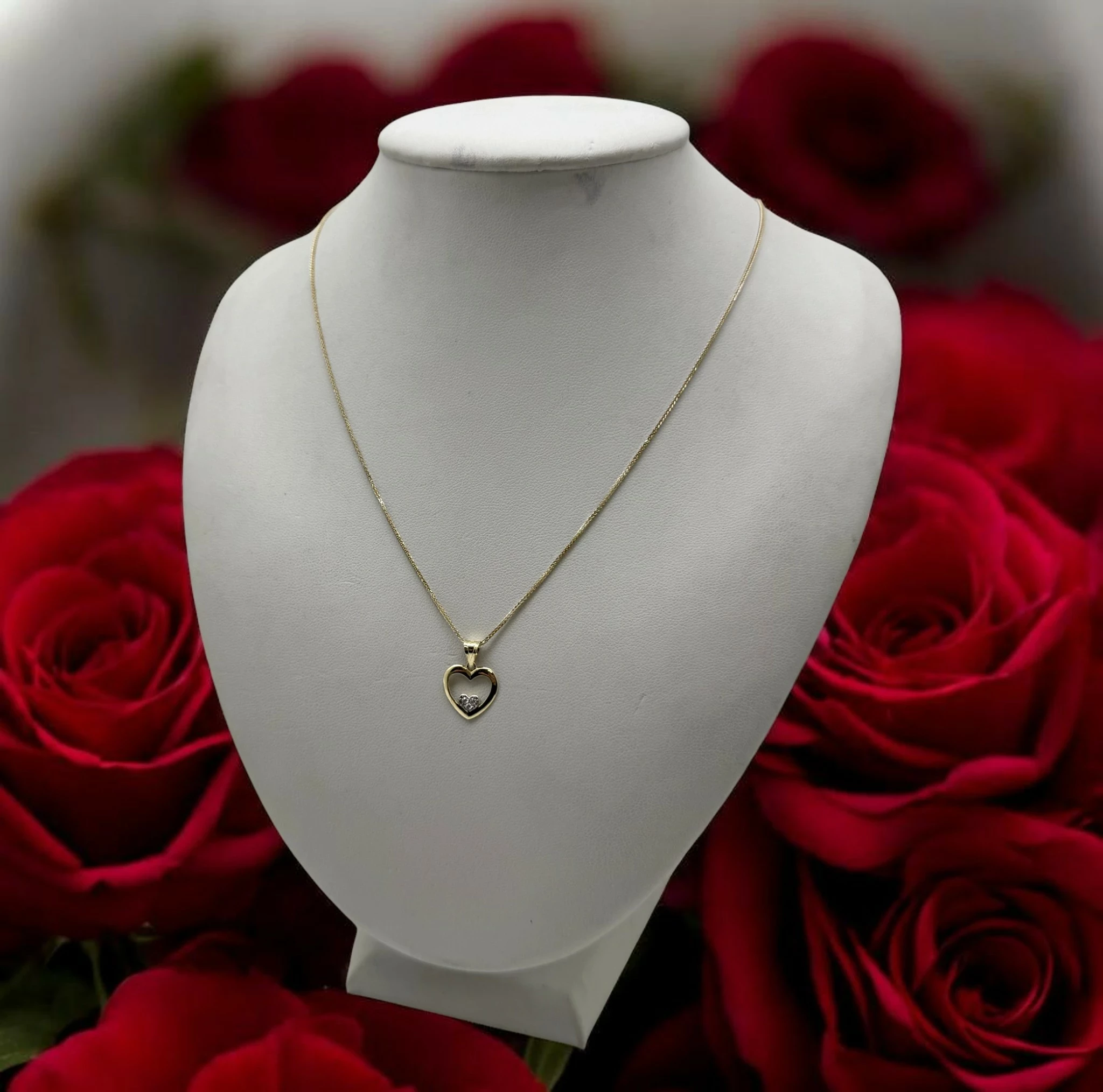 sliczny-zloty-lancuszek-z-zawieszka-serce-585-204g-47cm-stan-11323-2