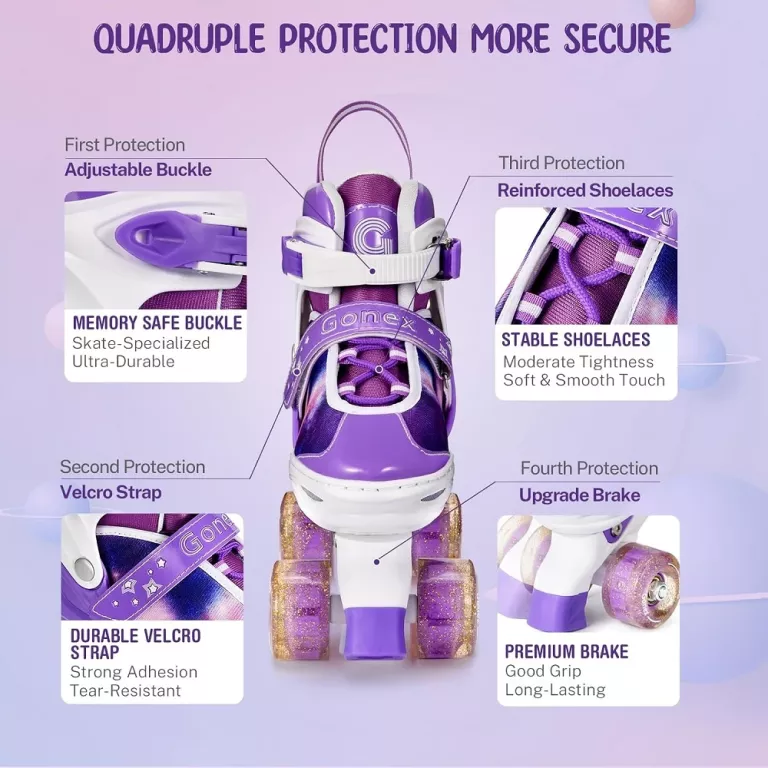 gonex-regulowane-wrotki-4-swiecace-kolka-i-rozmiary-regulowane-39-42-stan-11323-1