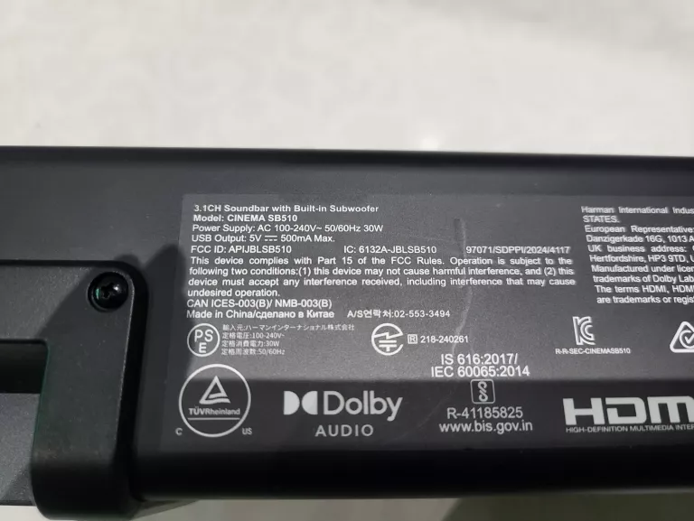 soundbar-jbl-cinema-sb510-uszkodzony-czytaj-opis-waga-produktu-350