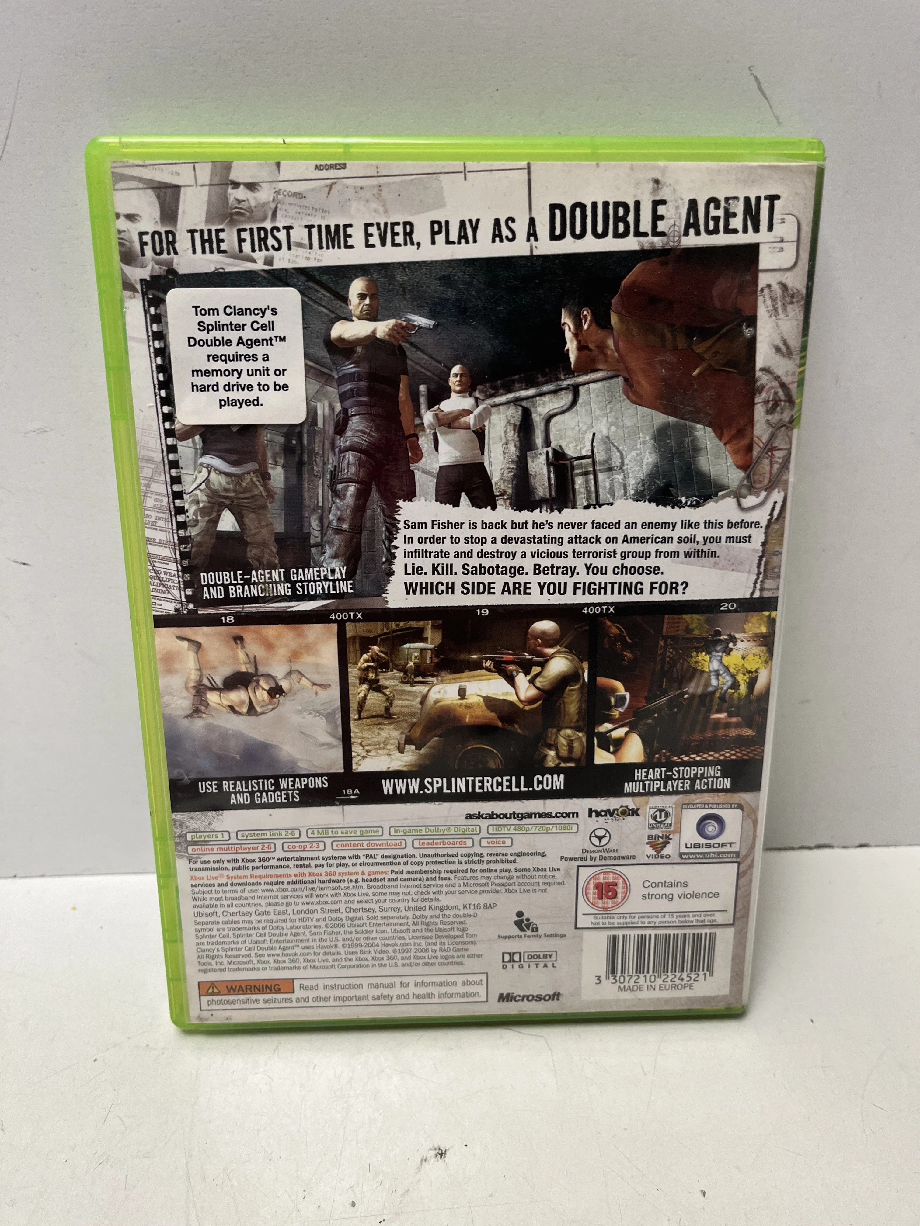 tom-clancys-splinter-cell-double-agent-xbox360-ean-gtin-3307212283618