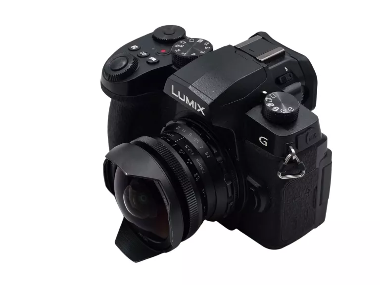 aparat-panasonic-lumix-dc-g90-obiektyw-75mm-f28-fish-eye-przebieg-3k-rozdzielczosc-2030