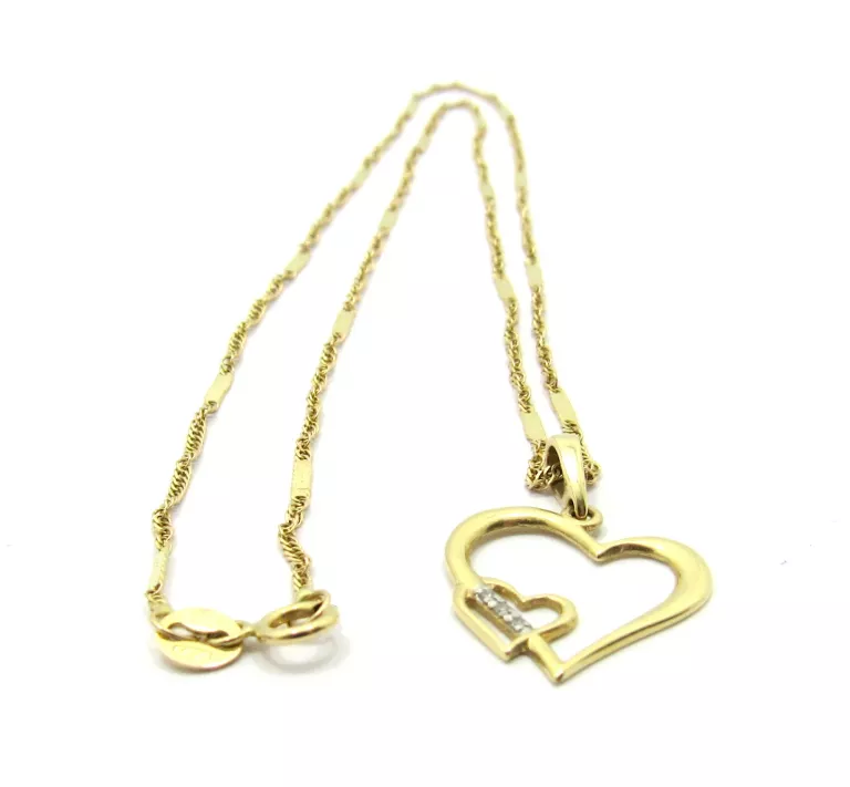 zloty-lancuszek-269-g-pr-585-45-cm-serce-material-15835-2