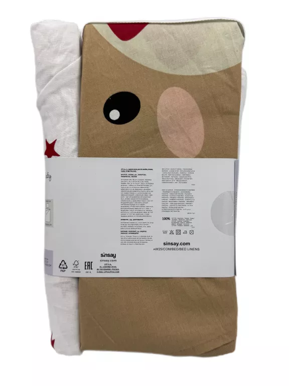 komplet-poscieli-sisnay-baby-poszewka-przescieradlo-renifer-ean-gtin-5907400084928