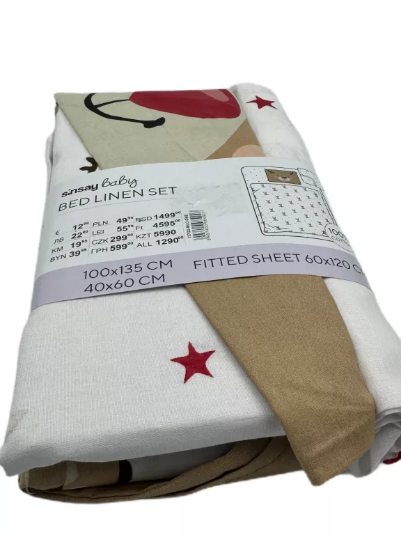 komplet-poscieli-sisnay-baby-poszewka-przescieradlo-renifer-stan-11323-238058