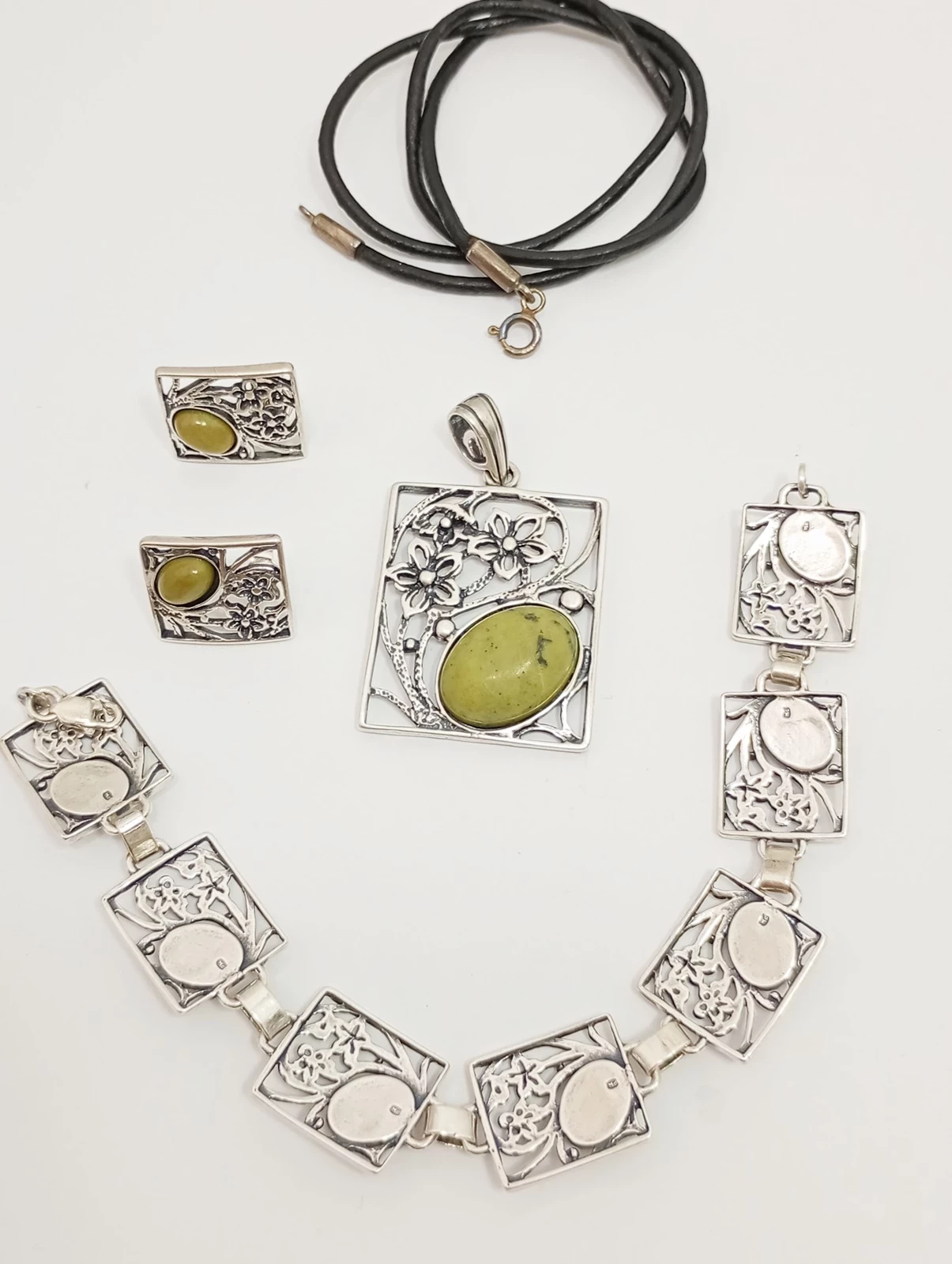 srebrny-komplet-bizuterii-z-zielonymi-kamykami-retro-925-299g-material-15835-4