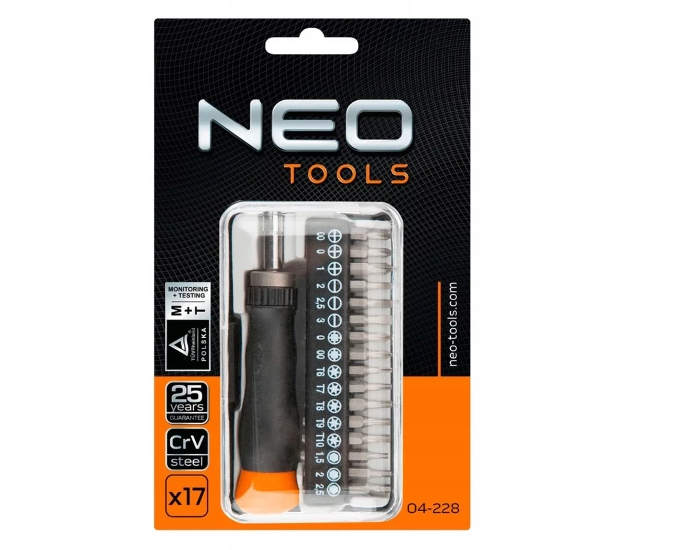 neo-tools-04-228-koncowki-wkretakowe-precyzyjne-z-uchwytem-17szt-krolowej-jadwigi-24-nowa-sol