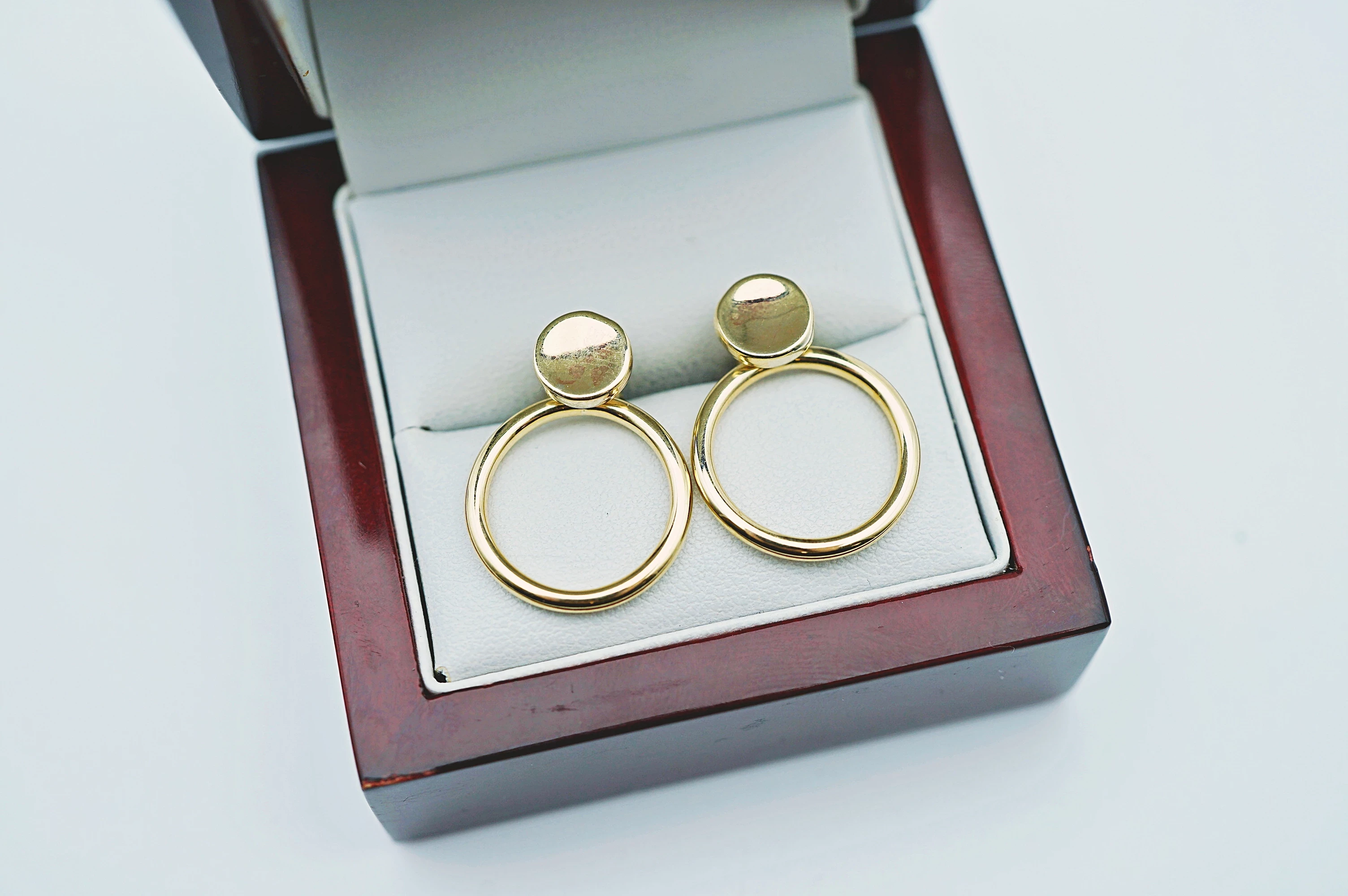 ciekawe-zlote-kolczyki-kolko-na-sztyfcie-333-8k-164g-stan-11323-2