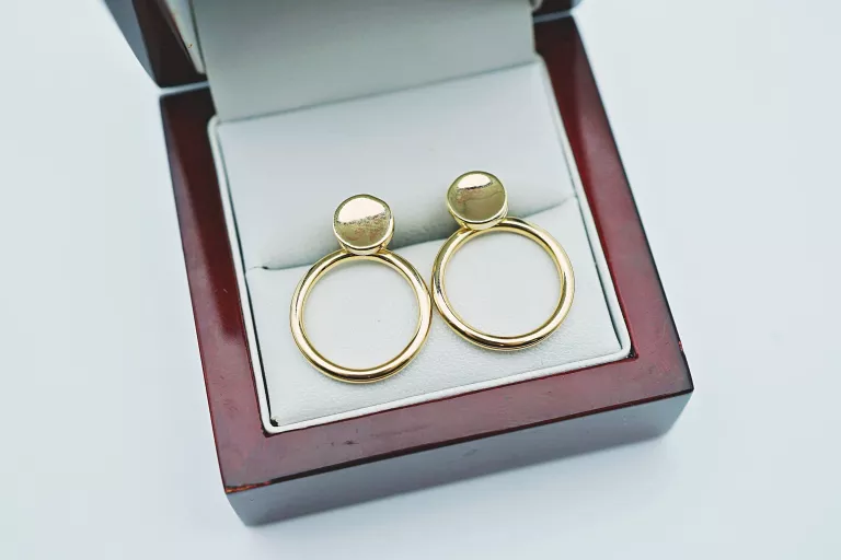 ciekawe-zlote-kolczyki-kolko-na-sztyfcie-333-8k-164g-stan-11323-2