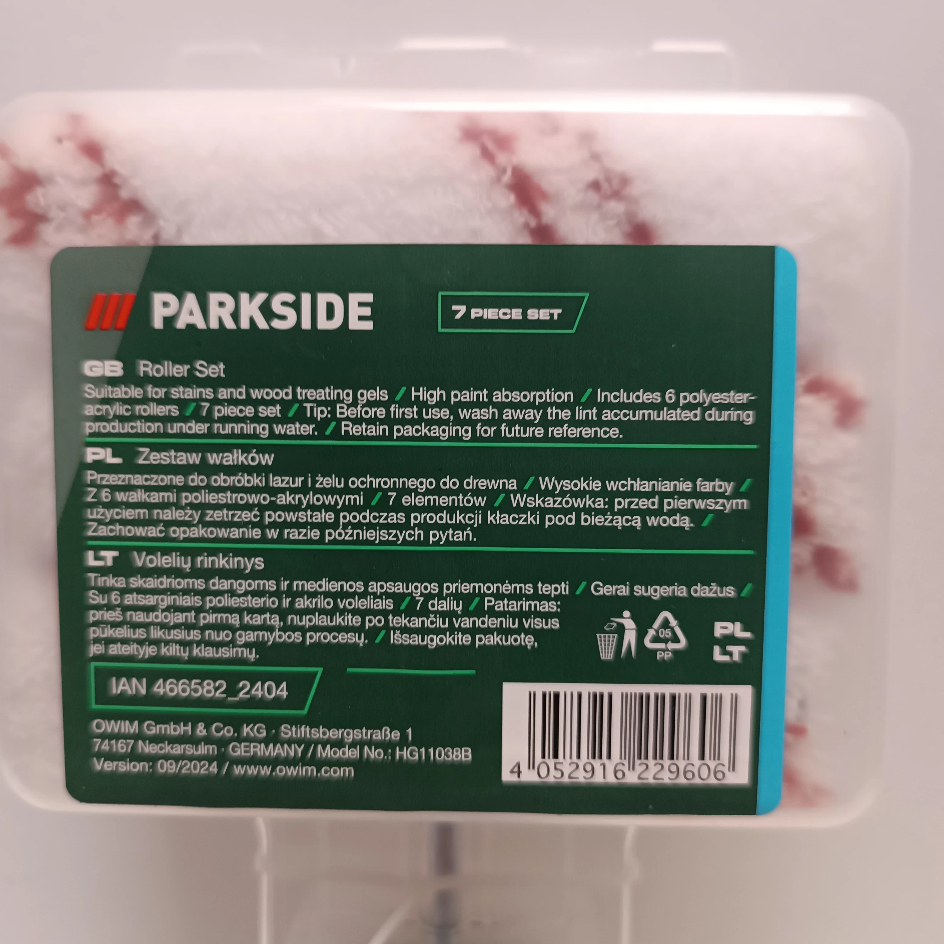 parkside-zestaw-walkow-7-piece-ean-gtin-4052916229606