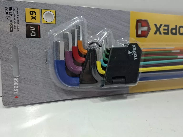 topex-klucze-szesciokatne-15-10-mm-kolorowe-zestaw-9-szt-35d966-ean-gtin-5902062005960