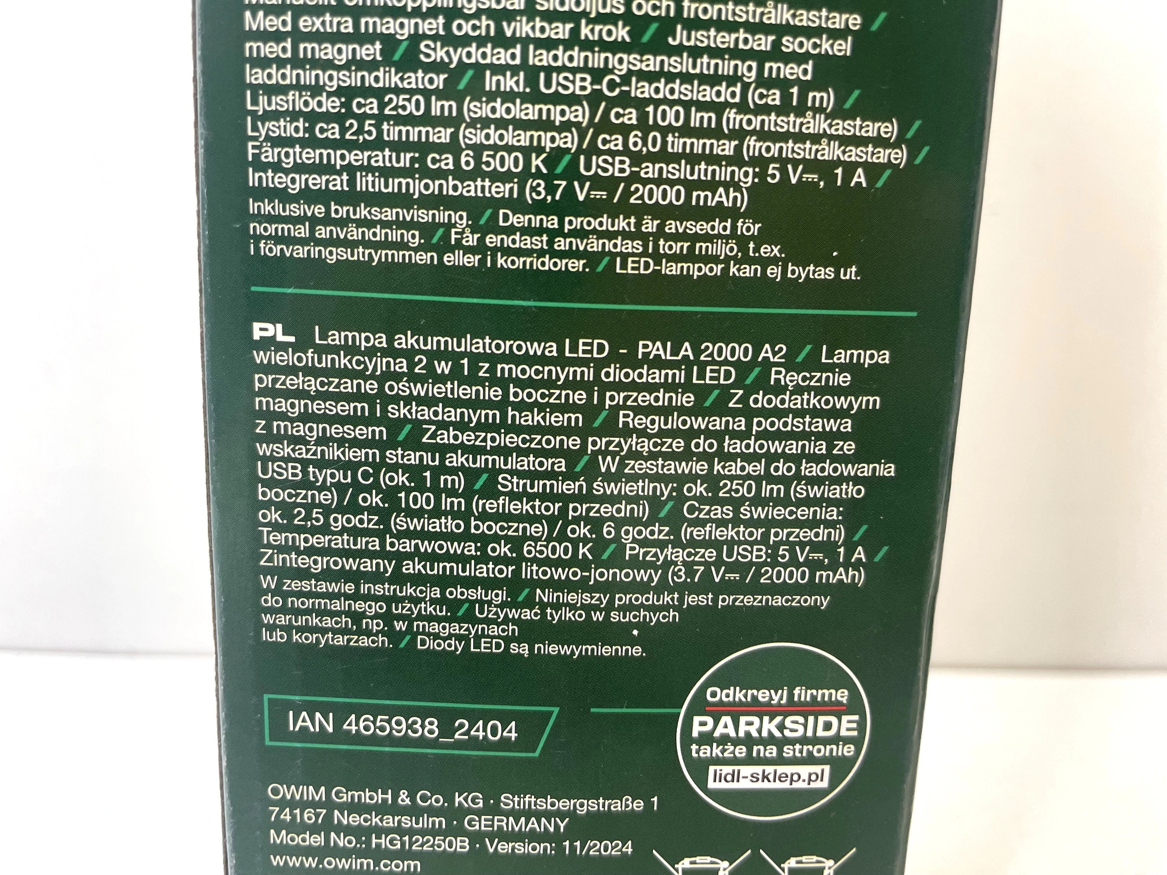 parkside-akumulatorowa-latarka-lampa-warsztatowa-led-250-lm-usb-c-stan-11323-2