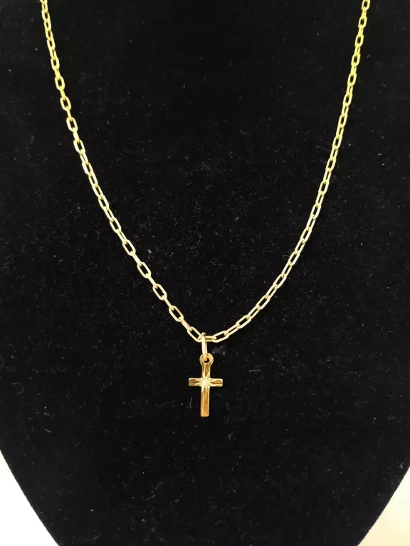zloty-lancuszek-z-krzyzykiem-585-dlugosc-55cm-stan-11323-2