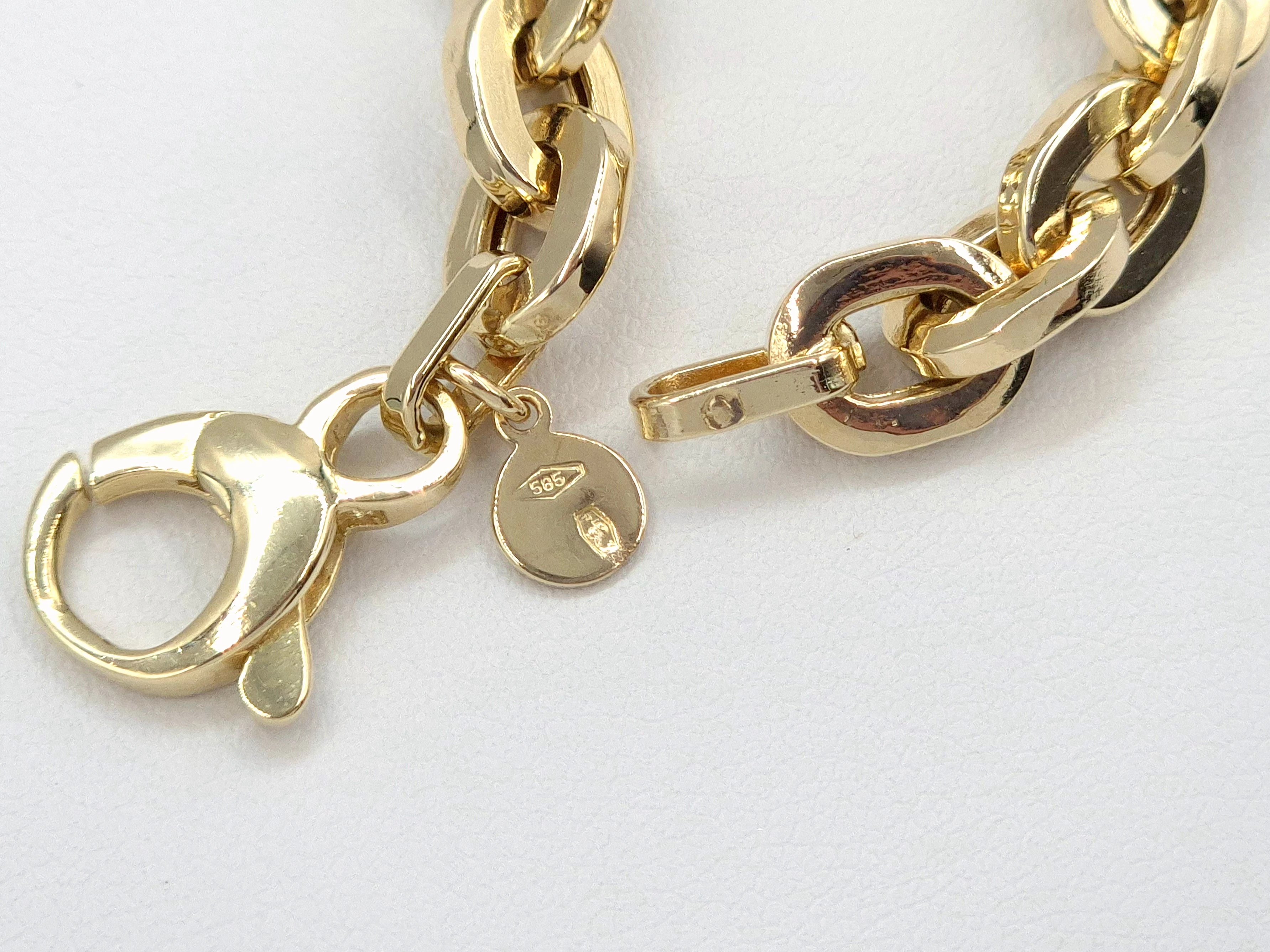 nienoszona-zlota-bransoletka-585-1451g-2150cm-rodzaj-2205-2