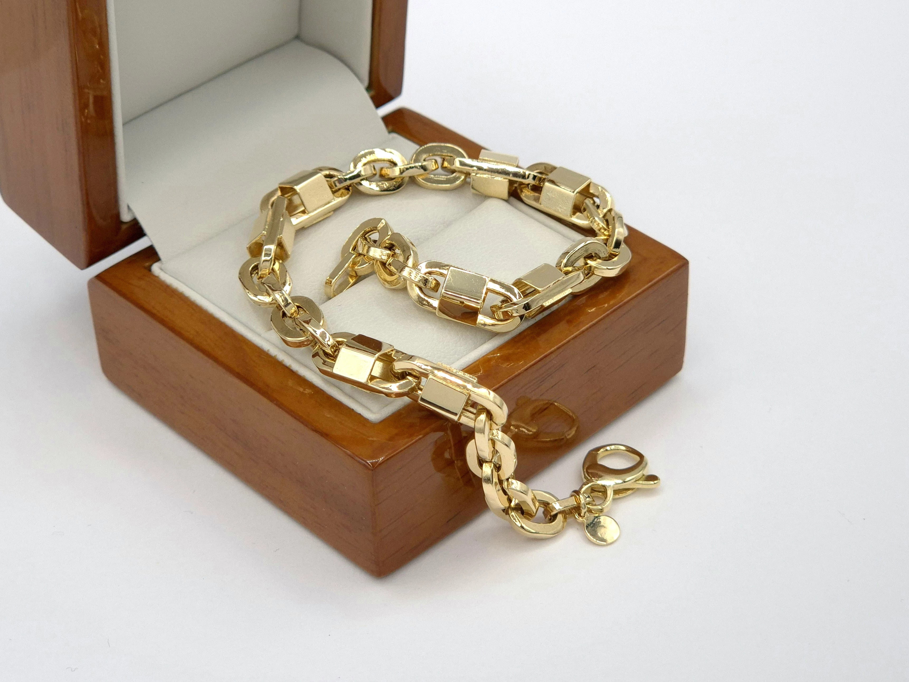 nienoszona-zlota-bransoletka-585-1451g-2150cm-material-15835-2