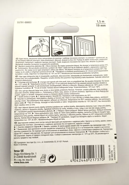 tesa-ultra-strong-dwustronna-piankowa-tasma-montazowa-15m-x-19mm-klejaca-ean-gtin-4042448217370