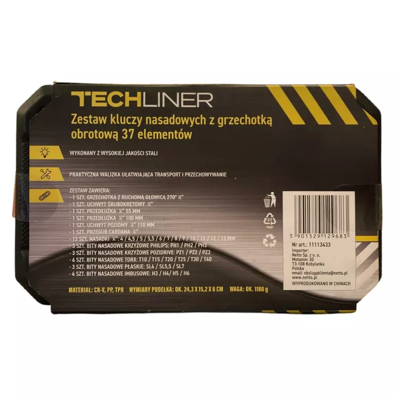 zestaw-kluczy-nasadowych-z-grzechotka-obrotowa-37-el-techliner-ean-gtin-5901529129683