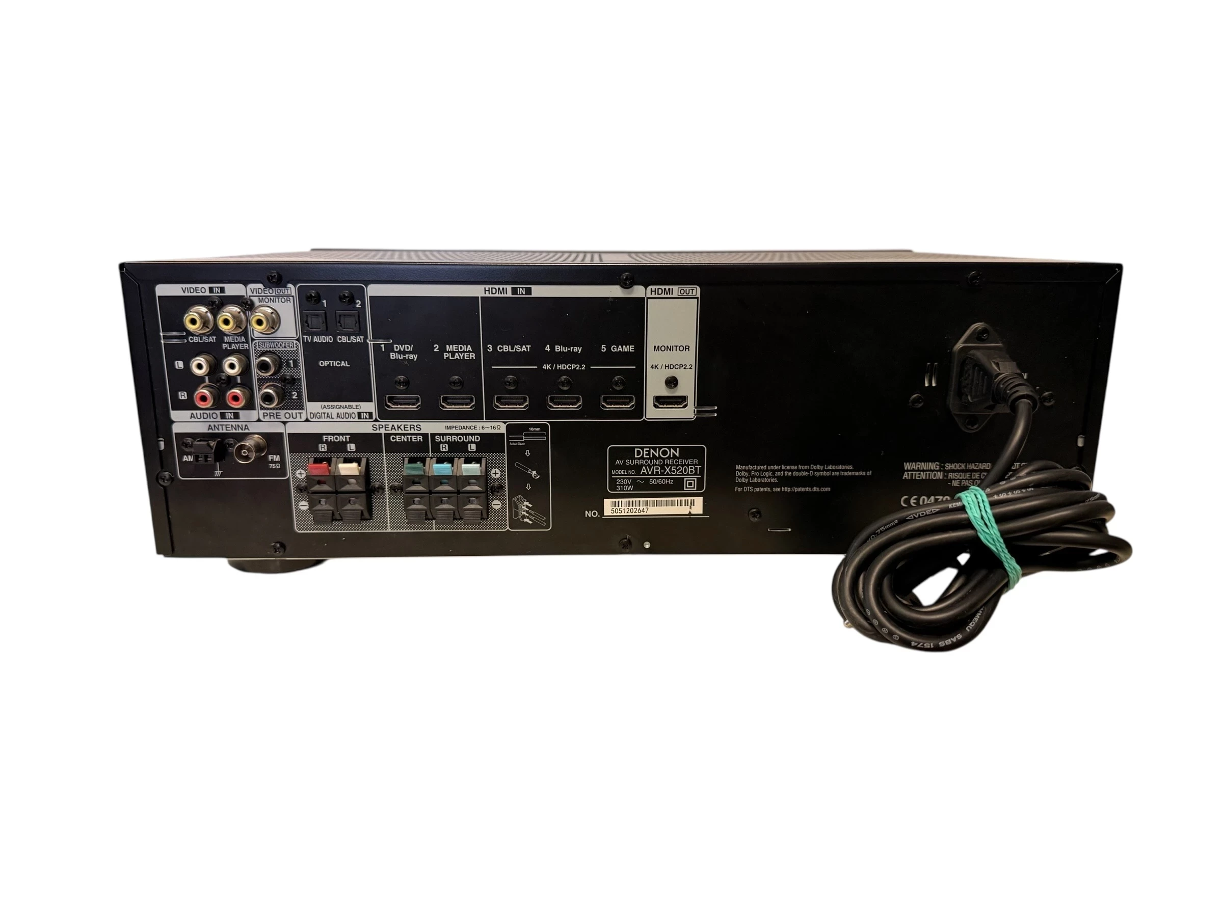 amplituner-denon-avr-x520bt-52-ean-gtin-4951035056233