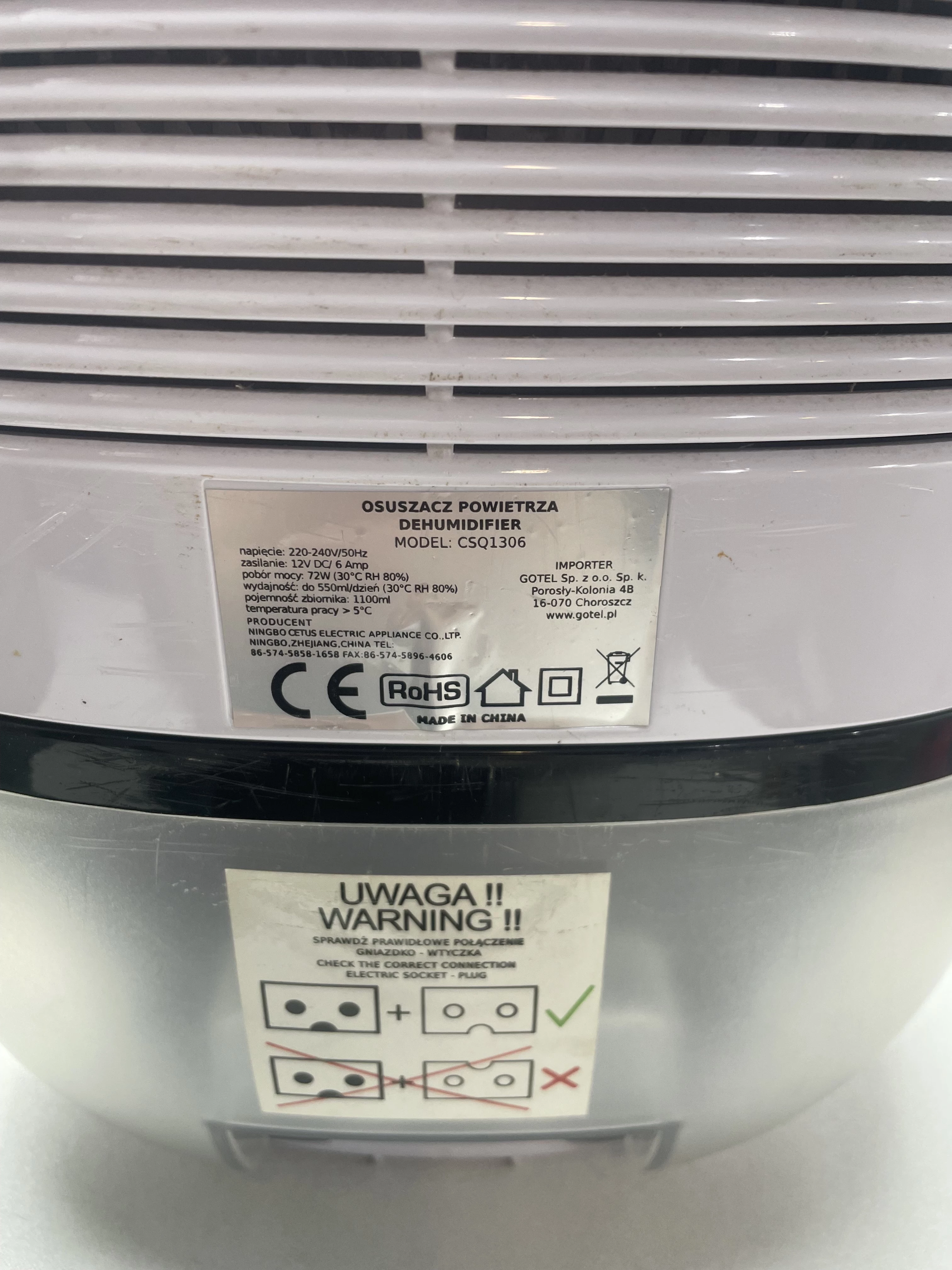 osuszacz-powietrza-dehumidifier-csq1306-ean-gtin-6955656951296