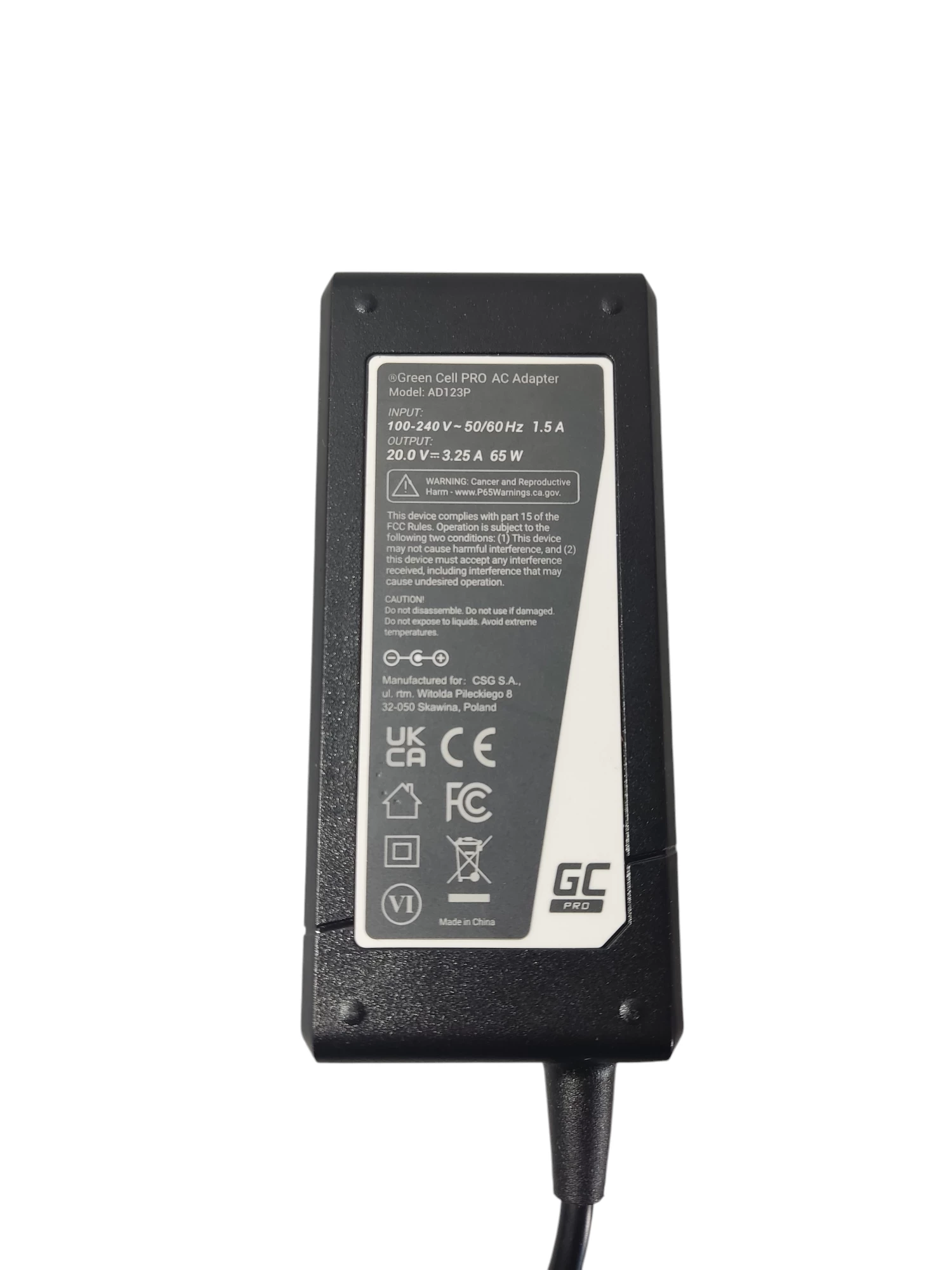 zasilacz-green-cell-pro-ac-adapter-ad123p-15a-65w-stan-11323-2