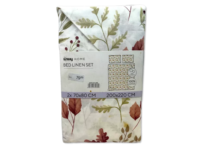 komplet-poscieli-bawelnianej-sinsay-wzor-listki-200-x-220-cm-jagiellonska-2-zabrze-sj