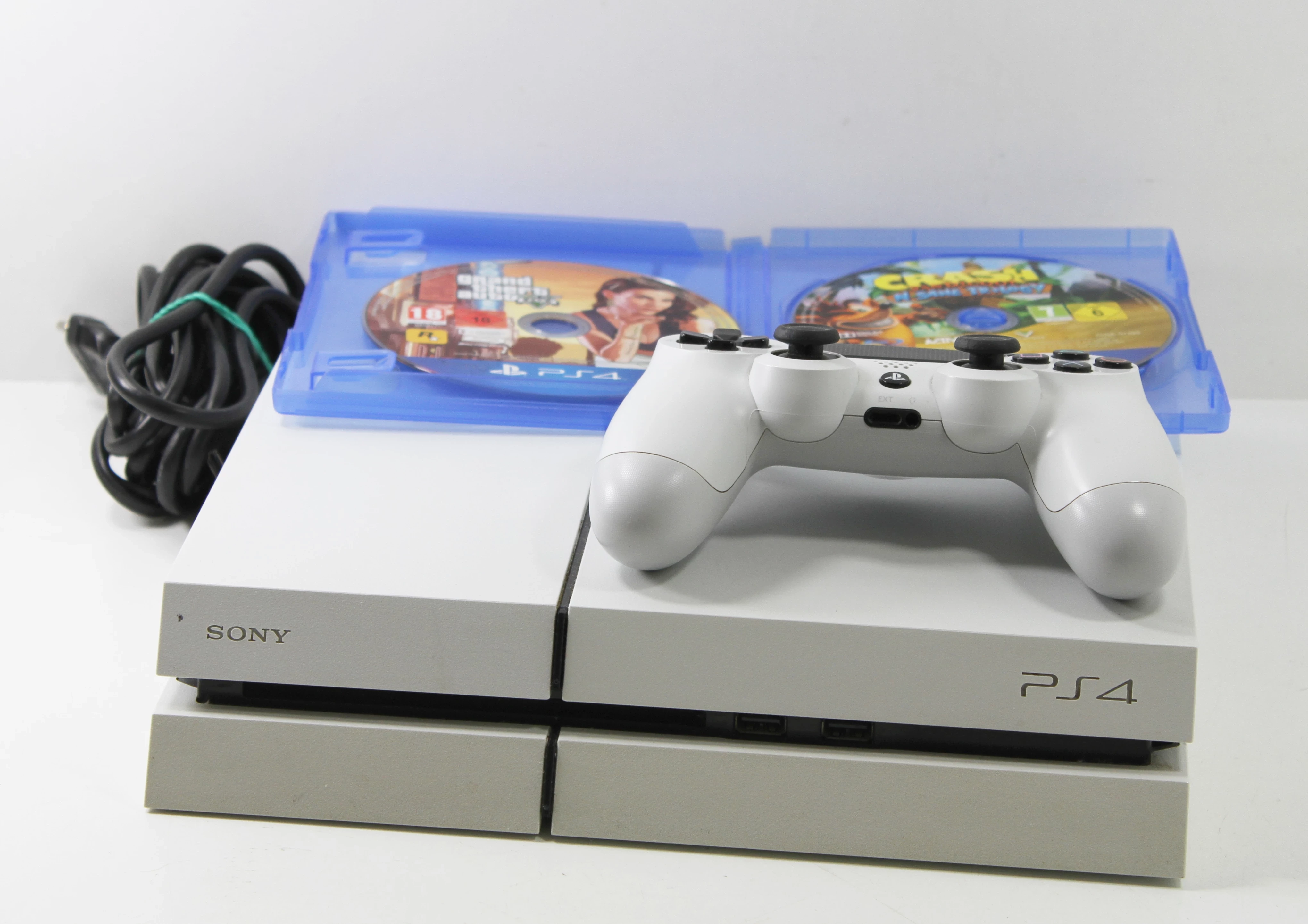 konsola-sony-playstation-4-500-gb-bialy-cuh-1216a-pad-gta-v-crash-wojciechowskiego-39-warszawa