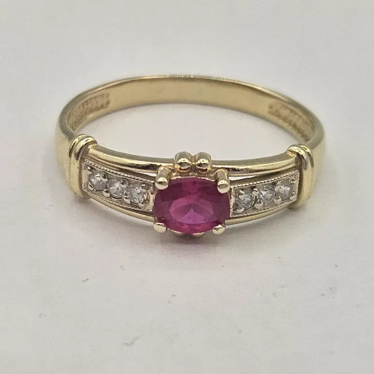 zloty-pierscionek-z-rozowym-oczkiem-585-221g-r16-ean-gtin-5900025482889