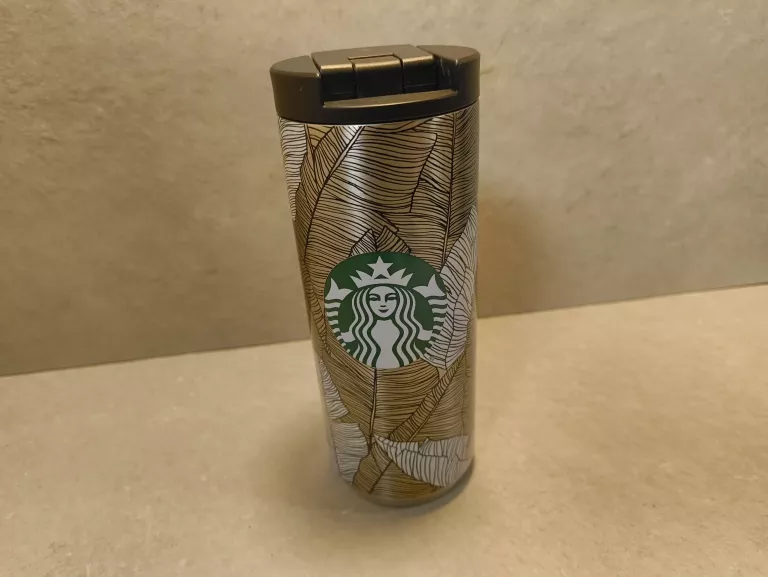 kubek-termiczny-starbucks-srebrny-motyw-lisci-osiedle-niepodleglosci-1-krakow