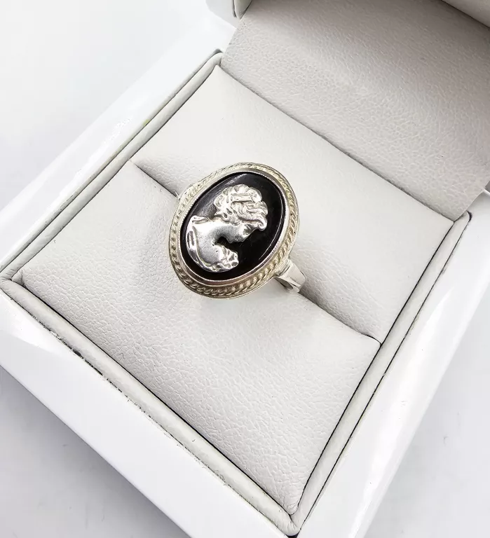 stary-srebrny-pierscionek-z-dama-kameliowa-sygnowany-396gr-p925-stan-11323-2