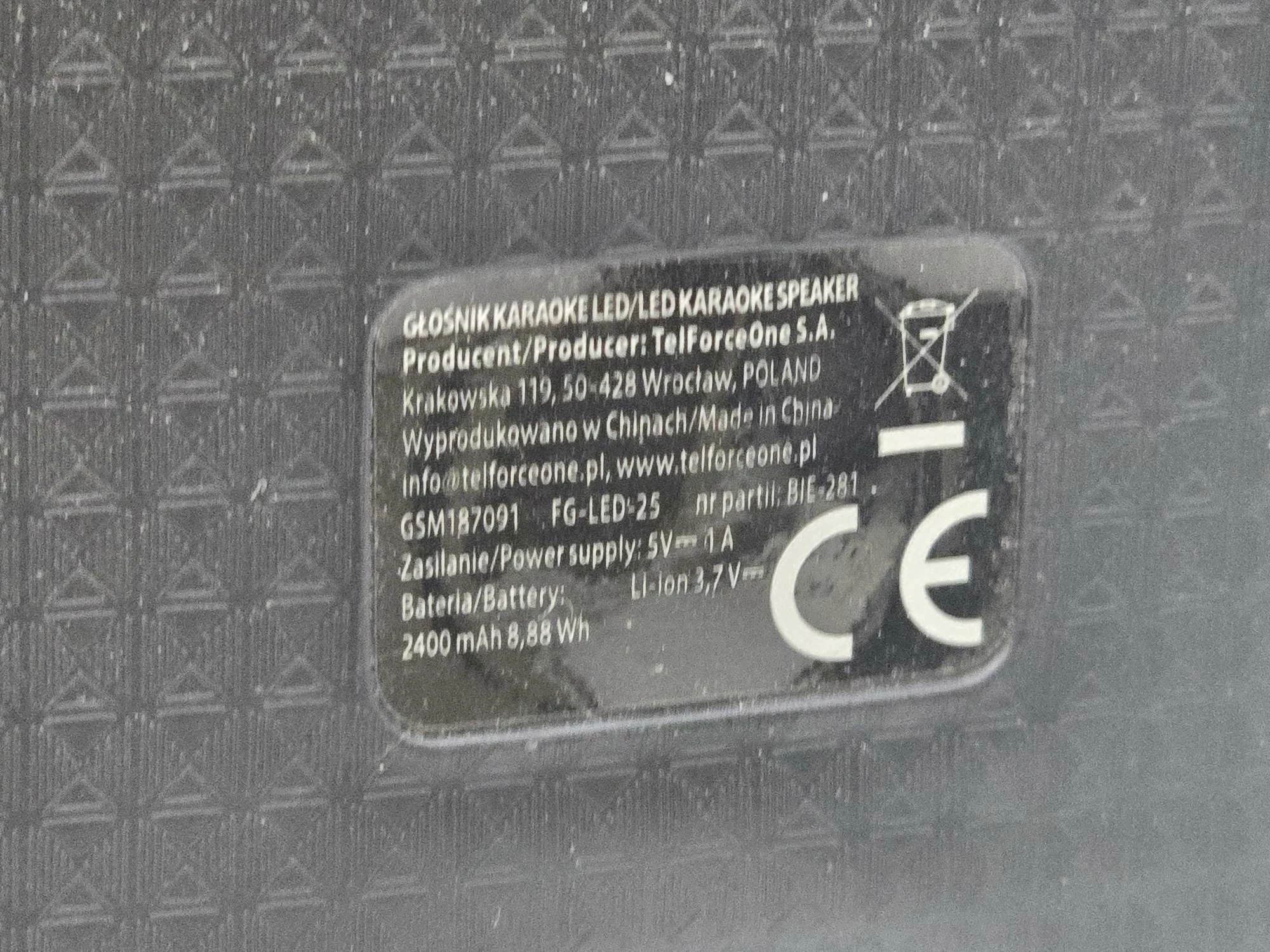 glosnik-bluetooth-forever-fg-led-25-ean-gtin-5906961917652