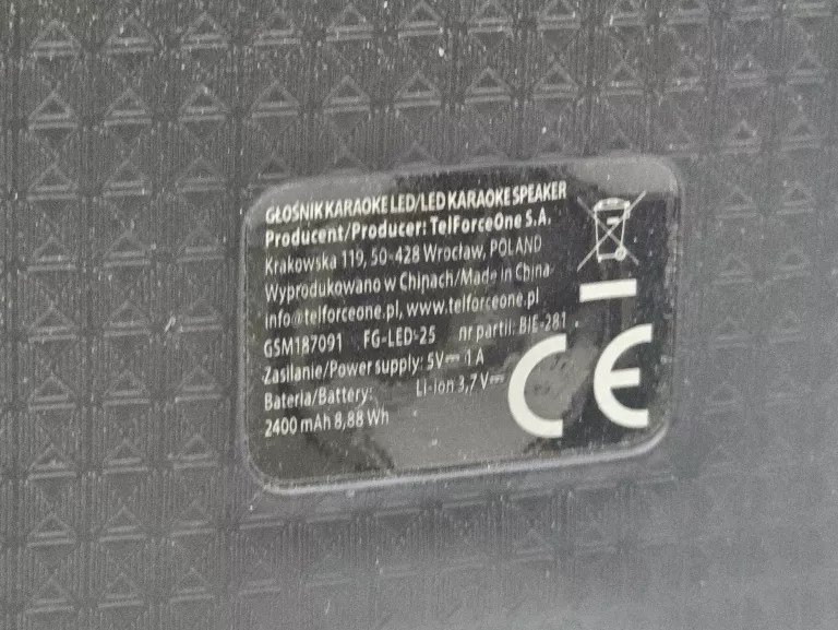 glosnik-bluetooth-forever-fg-led-25-ean-gtin-5906961917652