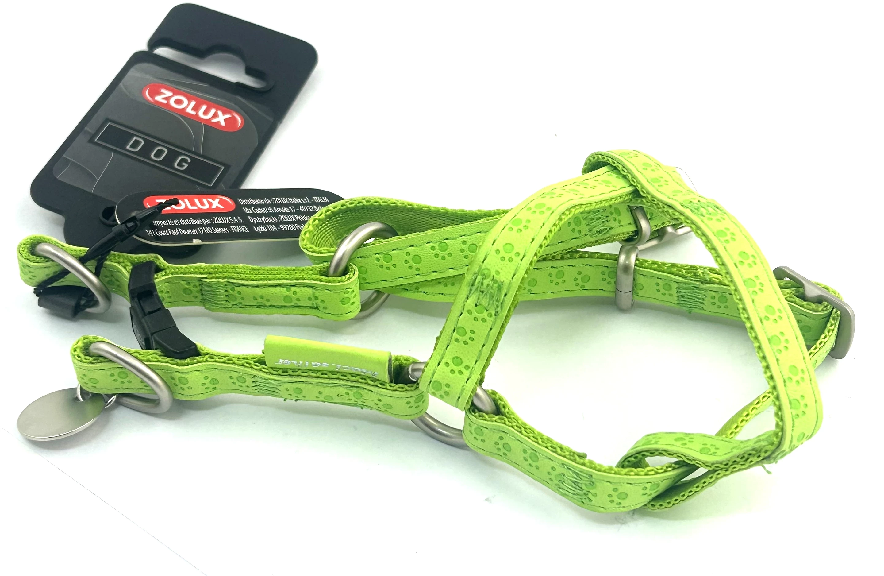 szelki-spacerowe-zolux-38-x-26-cm-zielone-stan-11323-2