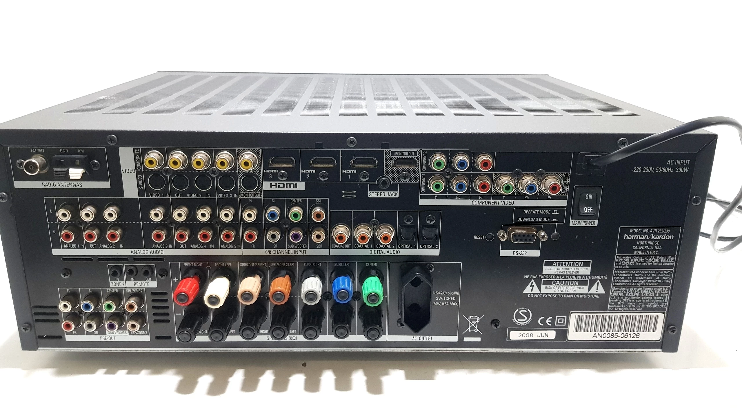 amplituner-harman-kardon-avr-255-stan-bardzo-dobry-stan-11323-2