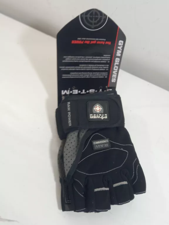 rekawiczki-treningowe-raw-power-black-grey-xl-ean-gtin-8595713101981