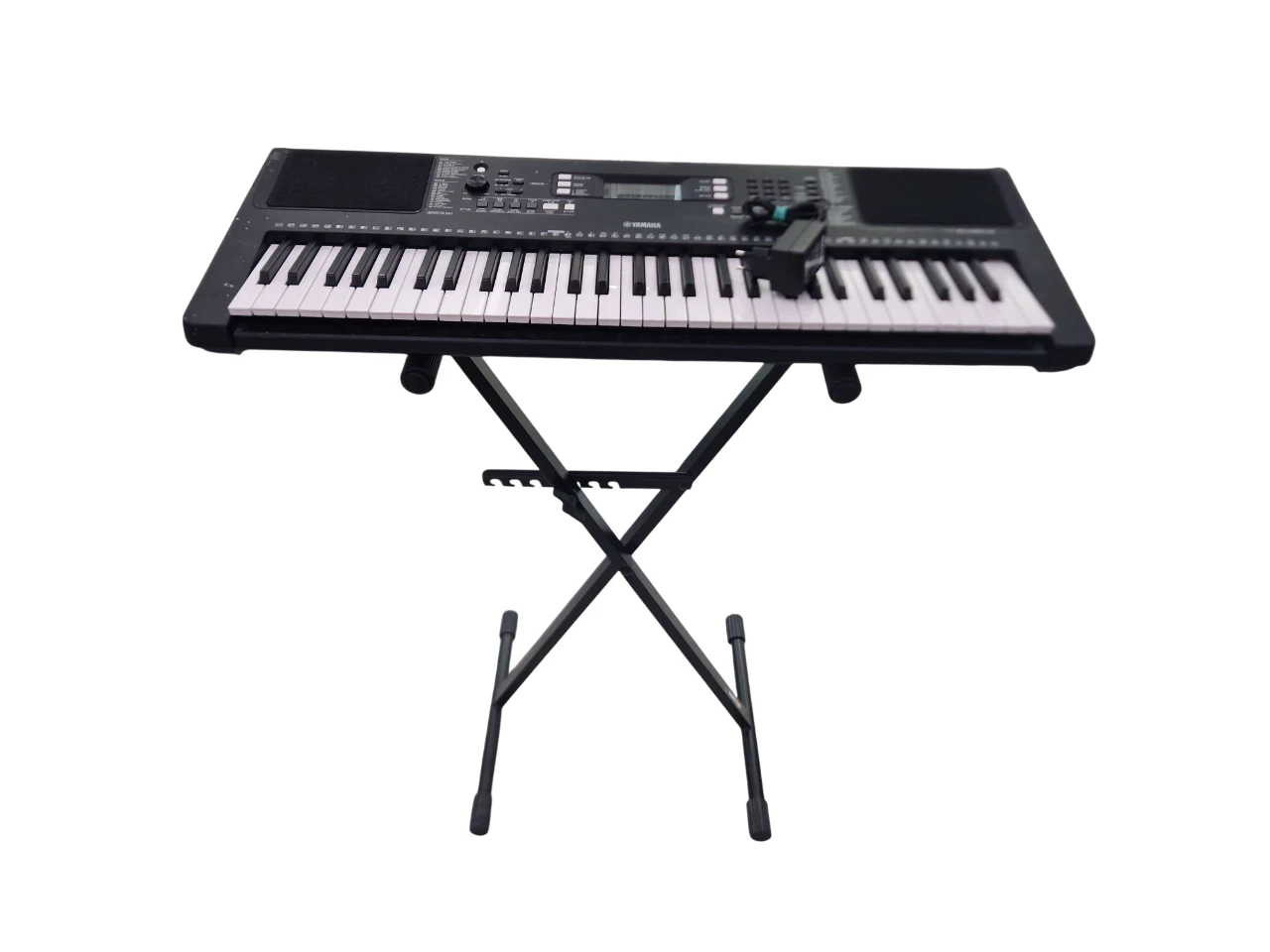 keyboard-yamaha-psr-e363-stojak-stand4me-zasilacz-czerwony-dwor-24-gdansk