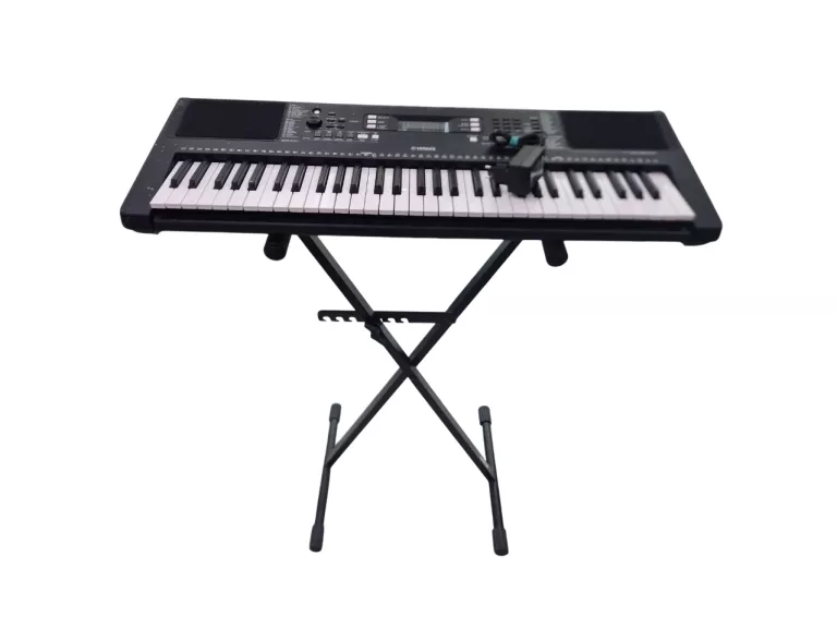 keyboard-yamaha-psr-e363-stojak-stand4me-zasilacz-czerwony-dwor-24-gdansk