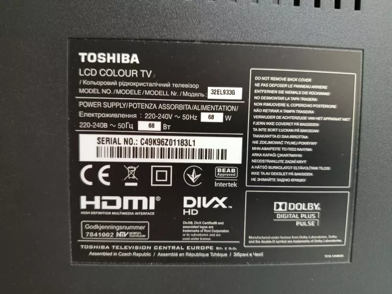 telewizor-toshiba-32el933g-pilot-kod-producenta-32el933