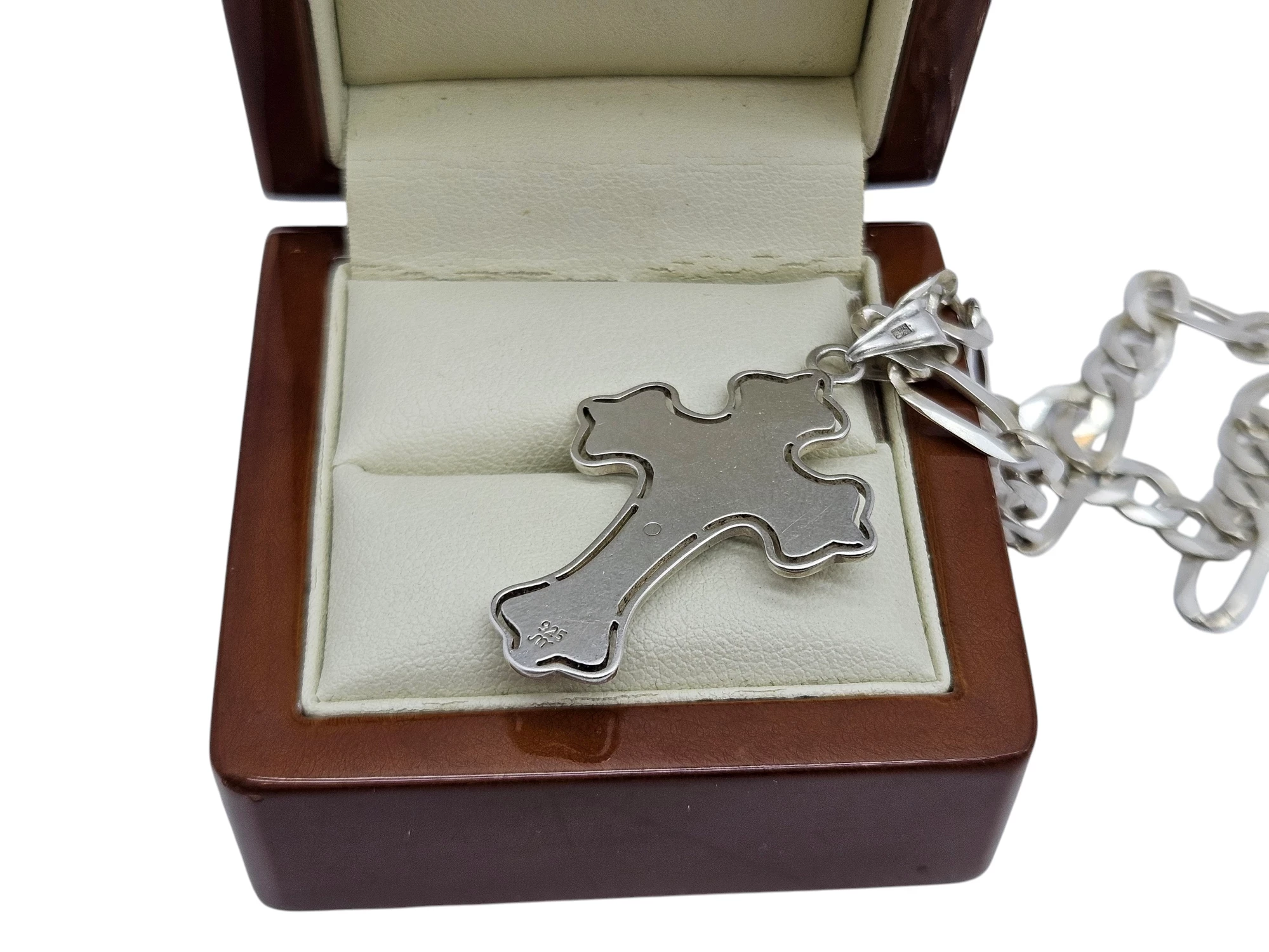 srebrny-lancuszek-z-krzyzykiem-27g-pr925-60cm-uszkodzone-zapiecie-splot-2208-8