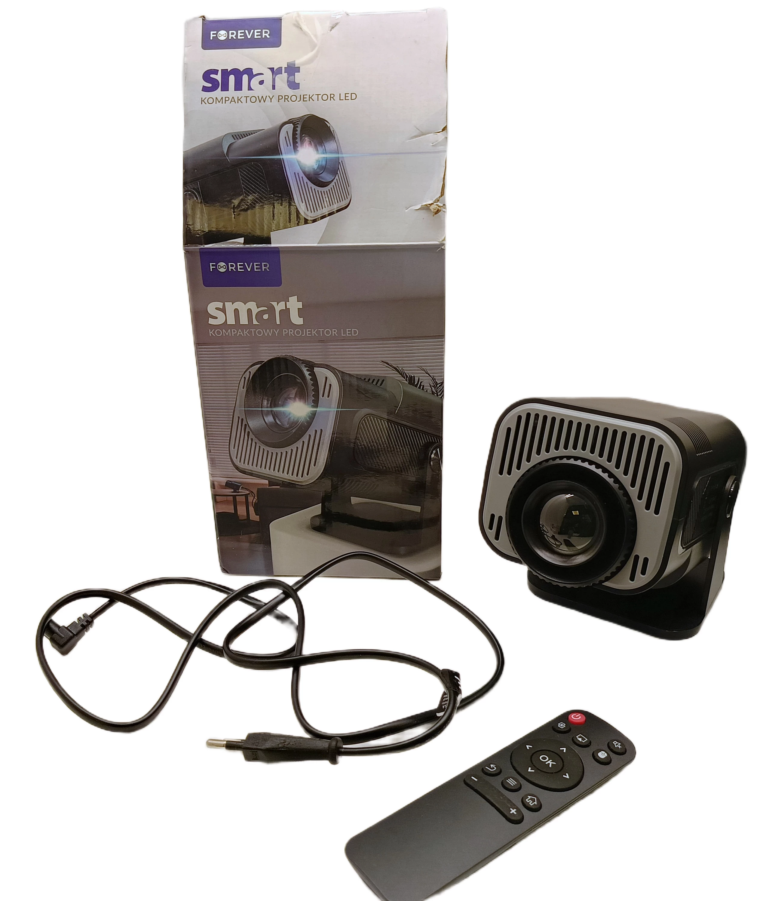 projektor-led-forever-fp-120u-kabel-pilot-pudelko-bytomska-12-czeladz