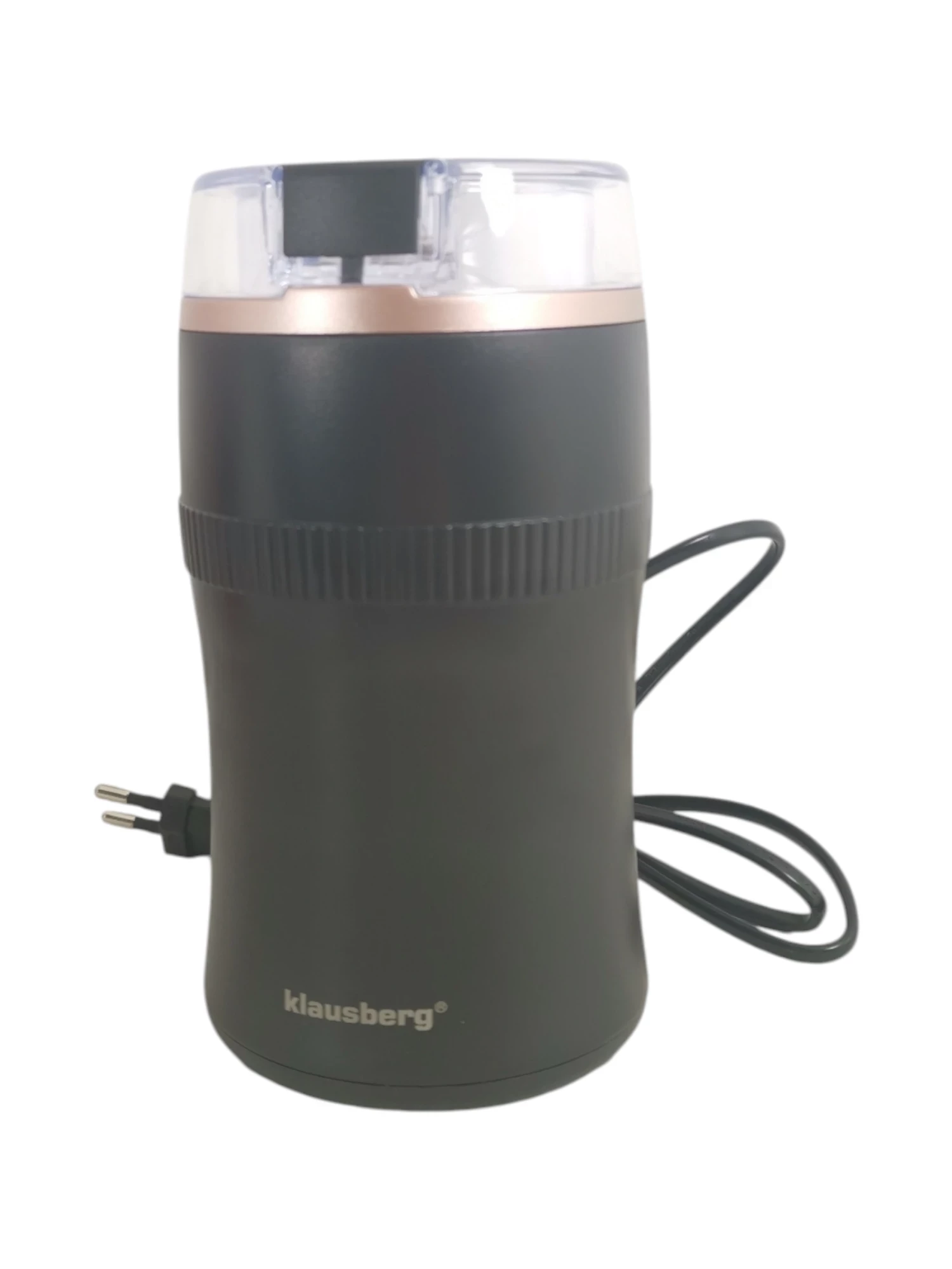 mlynek-elektryczny-do-kawy-ziarnistej-maly-105x18-cm-czarny-klausberg-ean-gtin-4906540879303