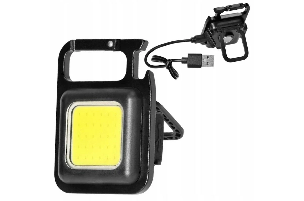 mini-latarka-led-cob-kieszonkowa-akumulator-karabinczyk-otwieracz-czarna-wojska-polskiego-2-nowa-sol