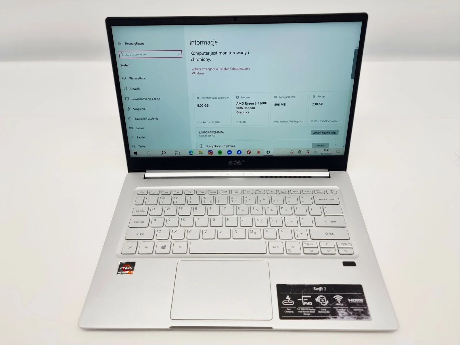 laptop-acer-swift-3-dabrowszczakow-1811-sj-olsztyn