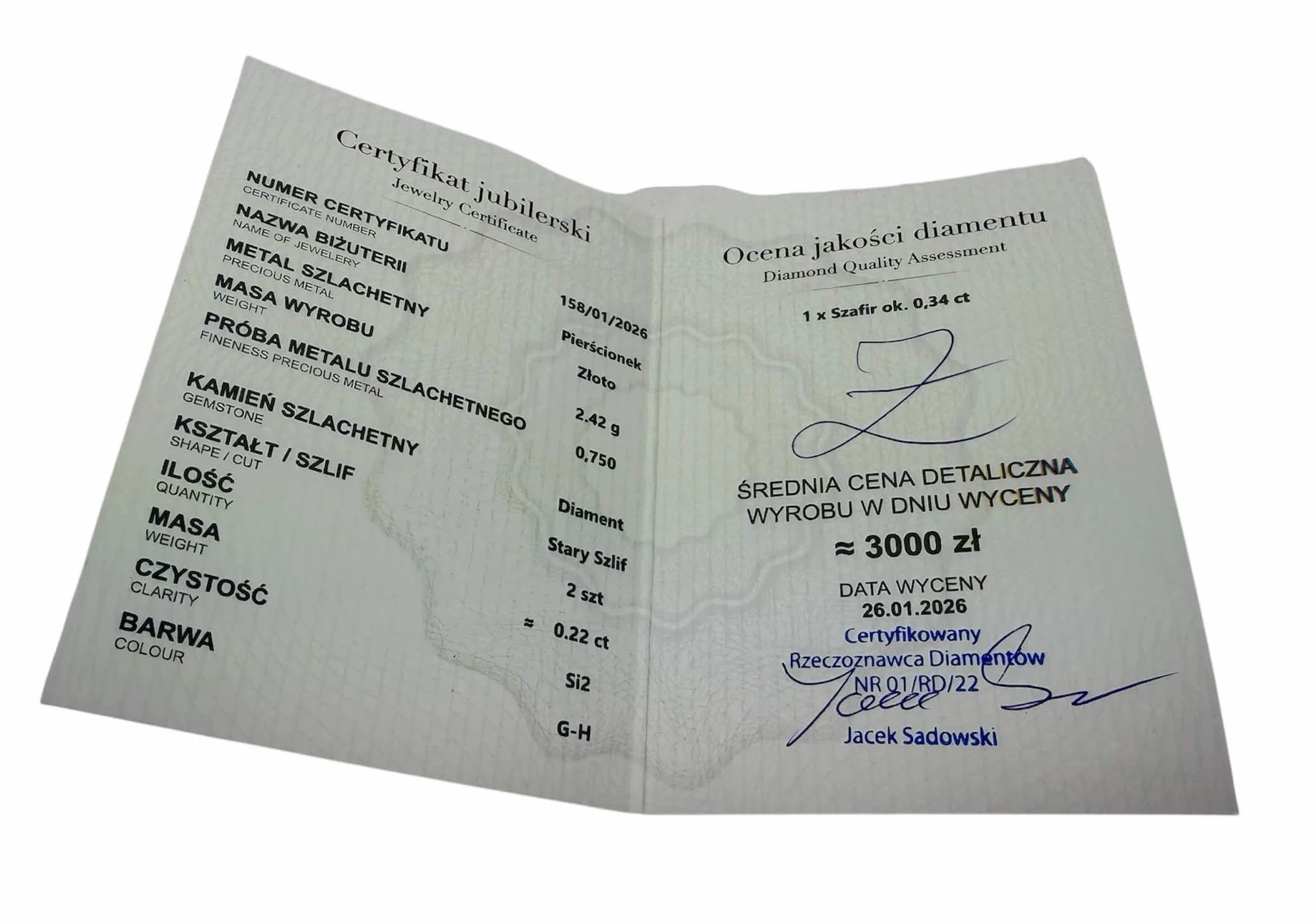 zloty-pierscionek-z-szafirem-i-diamentami-750-242g-r16-stan-11323-2