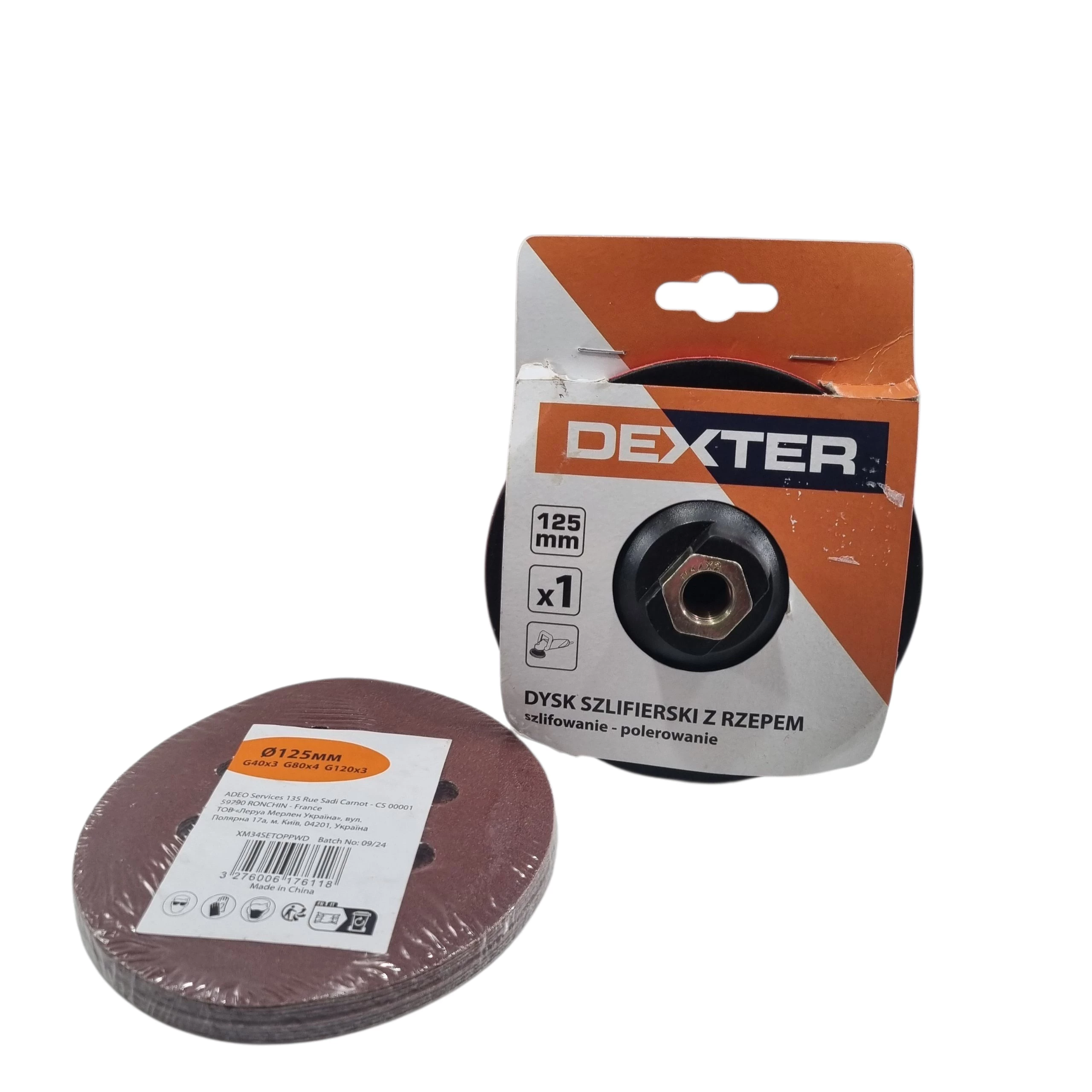 euro-dysk-z-rzepem-125-mm-m14-dexter-krazek-scierny-rzep-125mm-10-sztuk-ostrowskiego-1-wroclaw