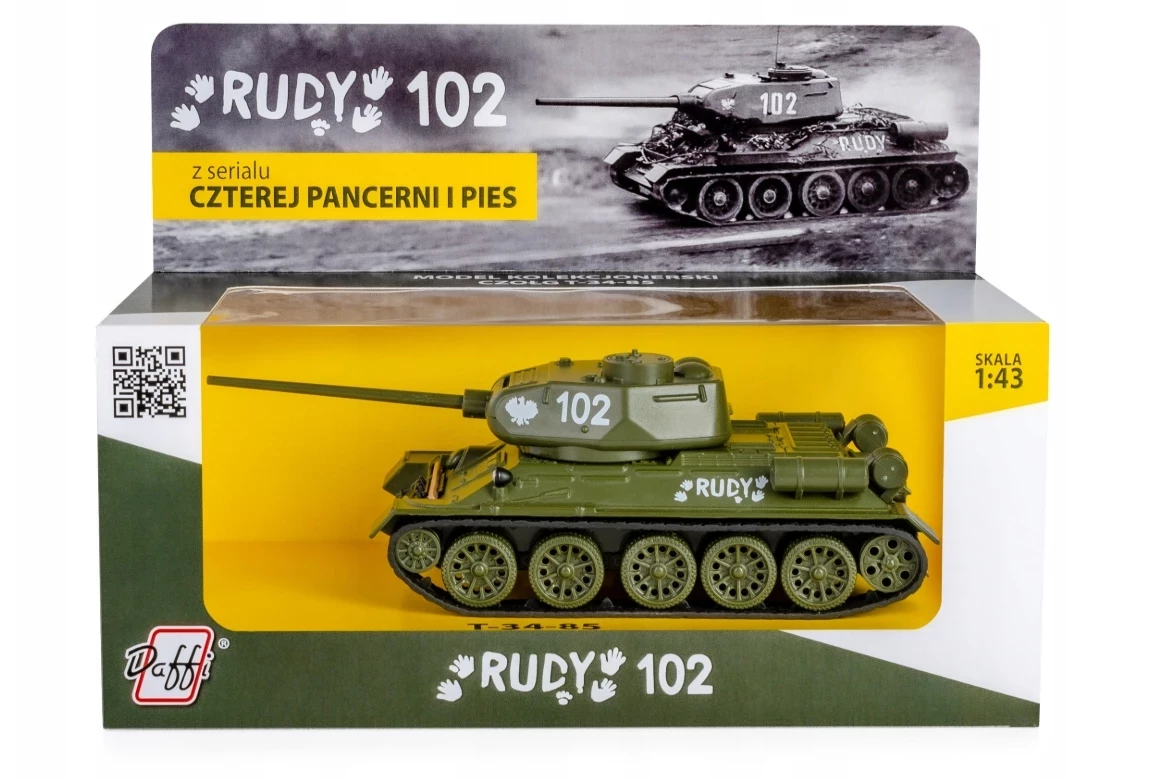 czolg-t-34-85-rudy-102-model-kolekcjonerski-143-daffi-al-niepodleglosci-156-sc-warszawa