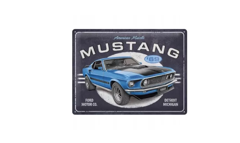 ford-mustang-niebieski-szyld-tablica-30x40cm-trzebnicka-561c-wroclaw-gracja