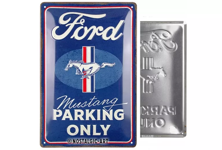 tablica-plakat-blaszany-ford-mustang-parkin-only-20x30-cm-nostalgic-art-trzebnicka-561c-wroclaw-gracja