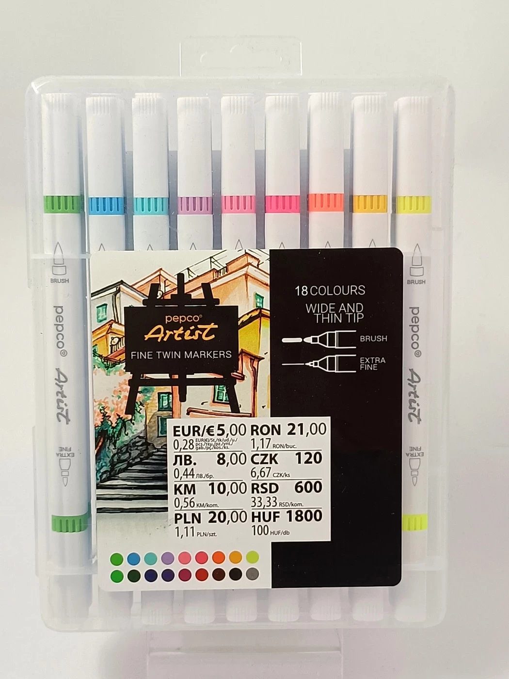 markery-dwustronne-18-kolorow-pepco-artist-fredry-plac-targowy-ledziny