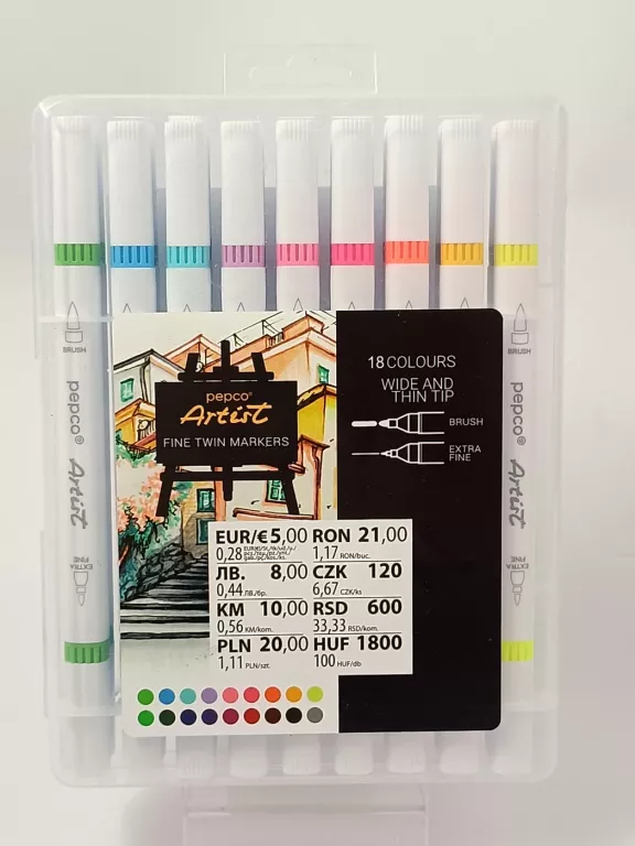 markery-dwustronne-18-kolorow-pepco-artist-fredry-plac-targowy-ledziny